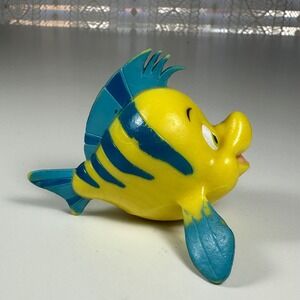 Disney Little Mermaid Flounder Figurine‎ Spin Master Swimways Toy
